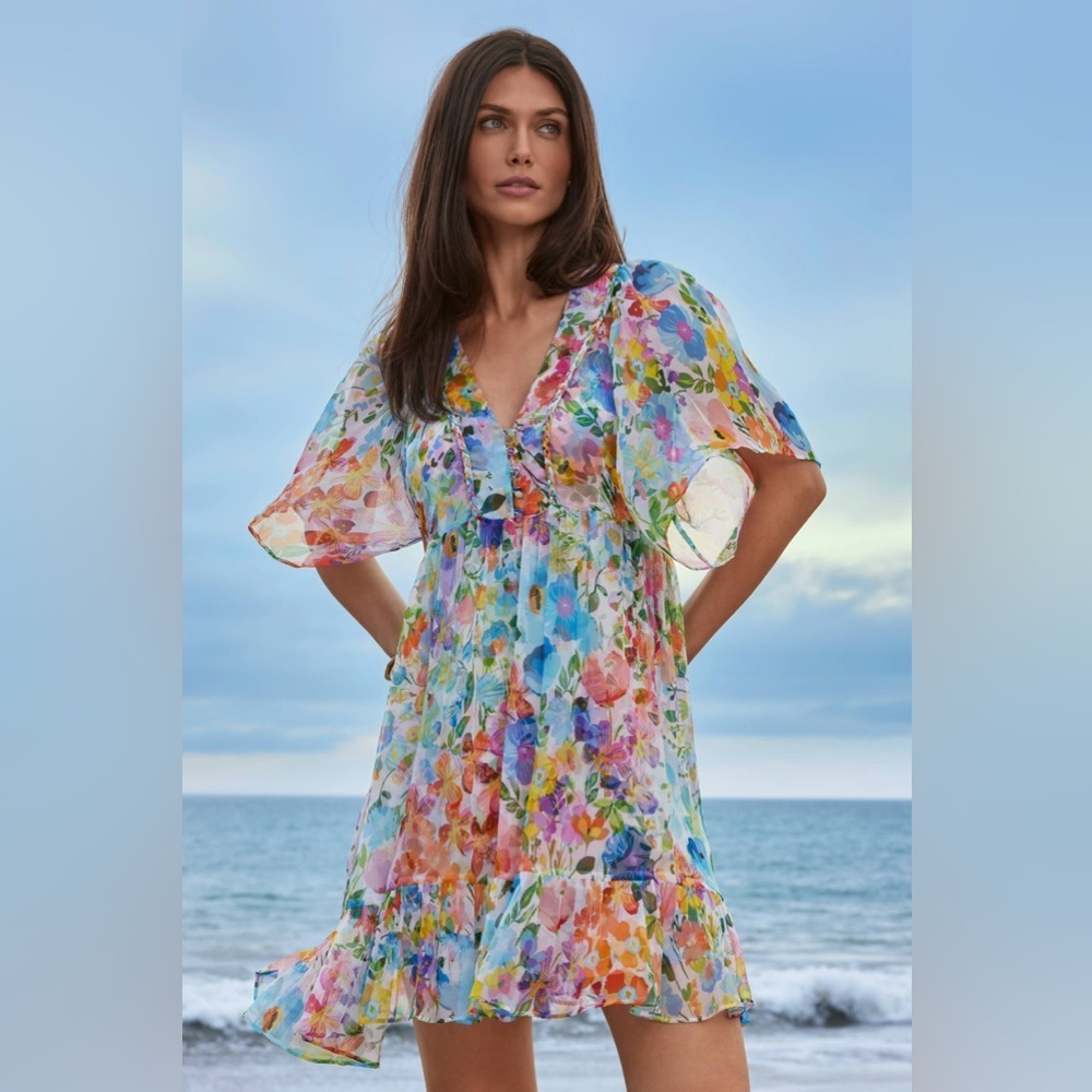 Johnny Was Jade Margareta Mini Dress Size Small